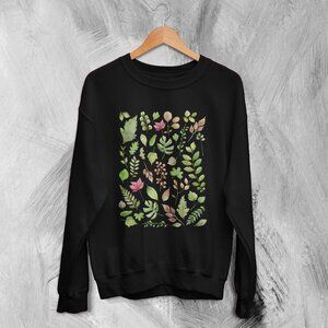 Floral Pattern Flower Aesthetic Plant Lover Streetwear Art Sweatshirt 05